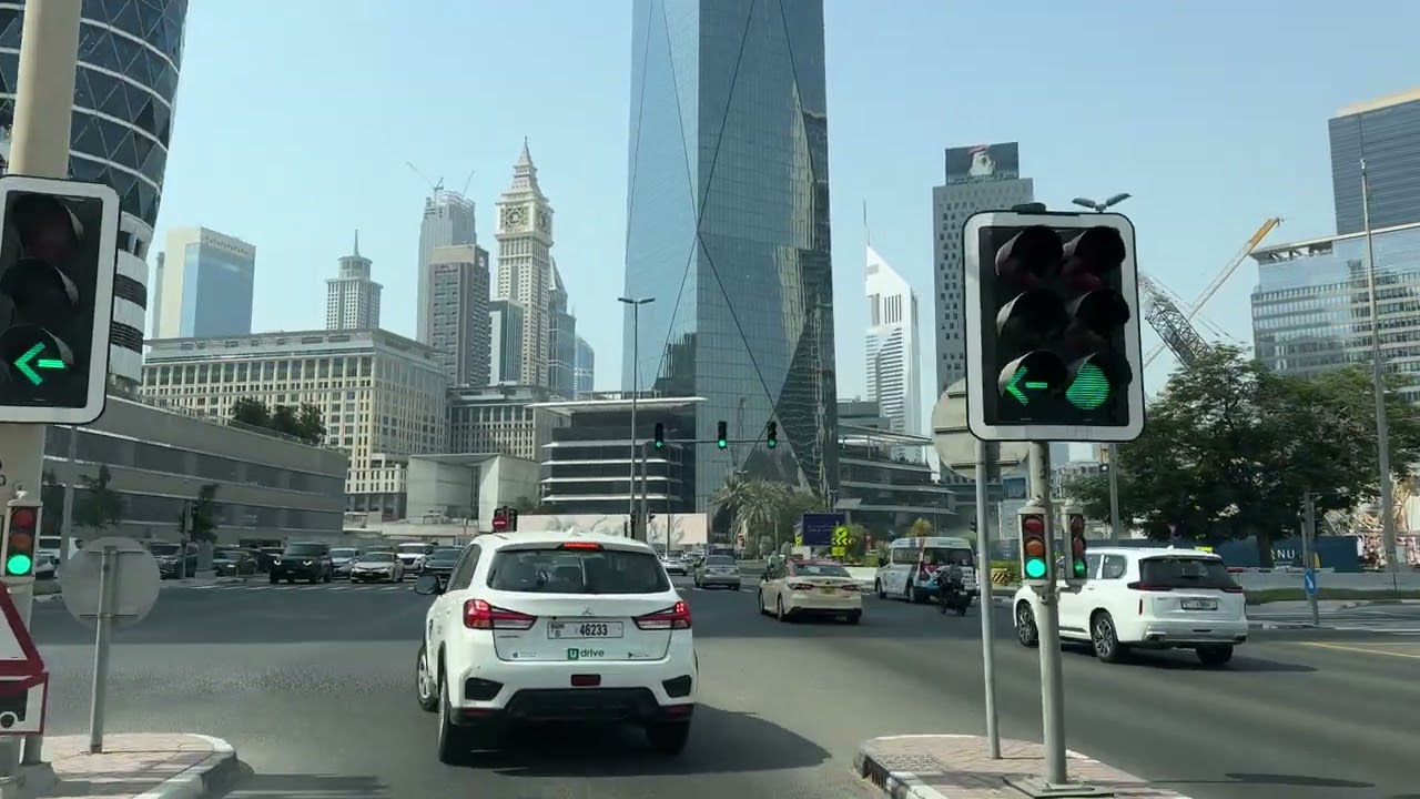 Business Bay to Al Bada Dubai | Smooth Driving 4K 60FPS | No Music