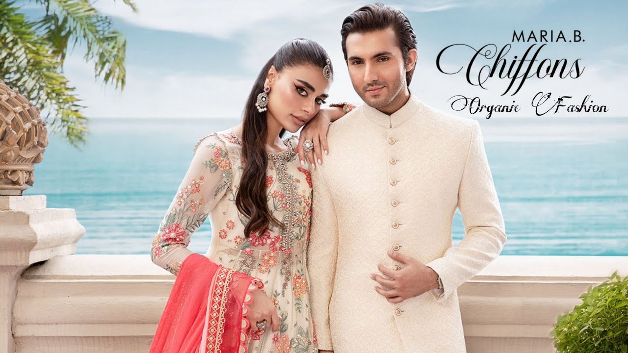 Maria.B Unstitched Pure Silk Chiffon Collection 2023 | Pure Silk Chiffon by Maria.B