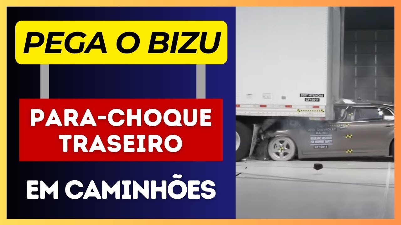 🚚 PARA-CHOQUE traseiro em caminhões: origens, requisitos e principais irregularidades encontradas!
