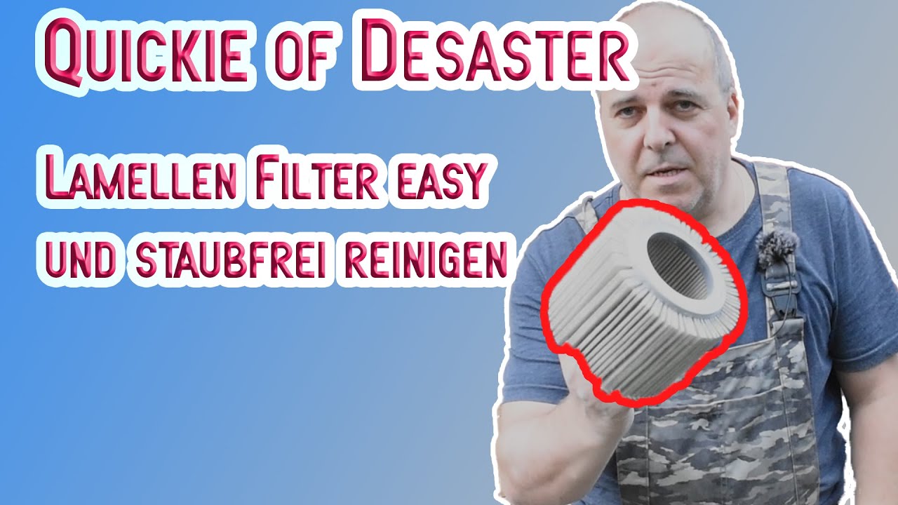 Quickie of Desaster #1 // Lammelenfilter easy, schnell und staubfrei reinigen