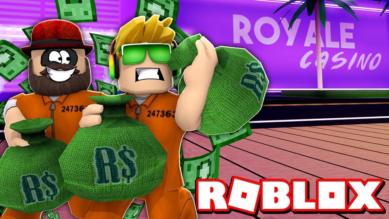 ROBBING ROYALE CASINO FOR TONS OF CASH in ROBLOX MAD CITY