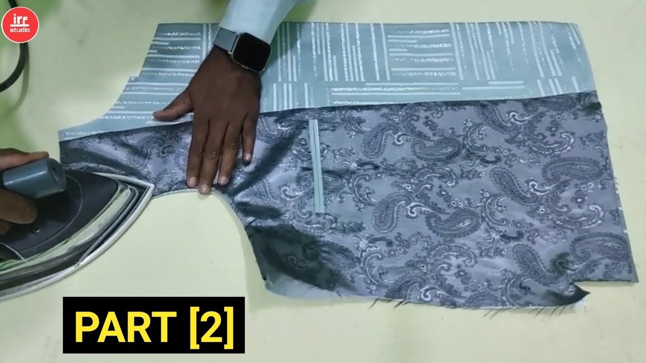 Part 2 Angrakha Style Bandi, Sadri Jacket Stitching | How To Sew Men's Jacket | Nehru Jacket