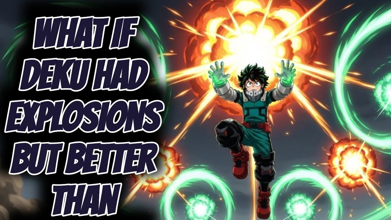 what if Deku had explosions but better than bakugo's