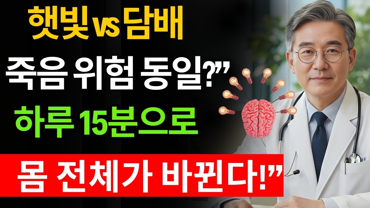 “햇빛 15분이면 치매·뇌질환 80% 예방된다는 과학적 증거!”