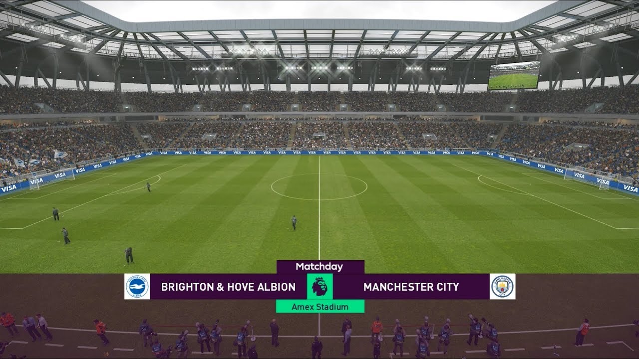 Brighton vs Manchester City - 2018-19 Premier League - PES 2019