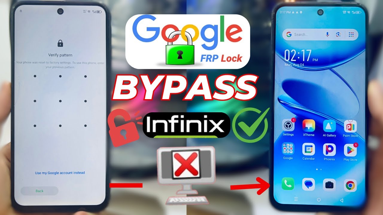 Infinix Smart 9 ( X6532C) FRP Bypass Google Account Android 14 Without PC
