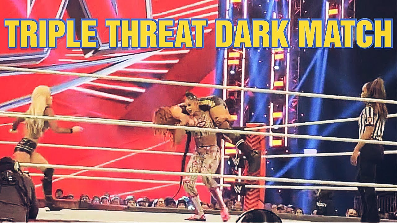 WWE Raw Triple Threat Dark Match | Becky Lynch Vs Bianca Belair Vs Liv Morgan After Raw Went Off Air