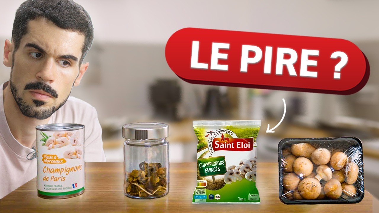 Champignons : frais vs surgel&eacute;s vs conserves vs s&eacute;ch&eacute;s, le TEST