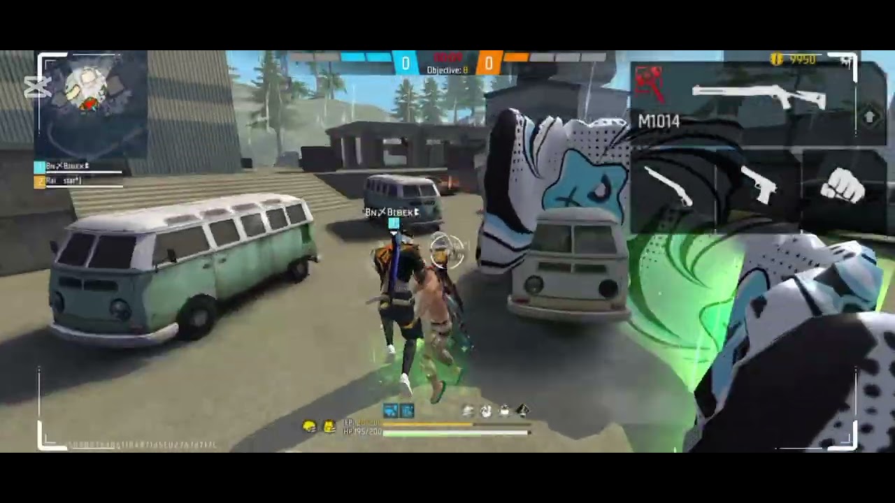 2vs2 with friends!#freefire 