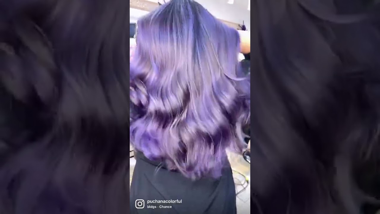Ideas de color de cabello morado oscuro para inspirar tu nuevo tono