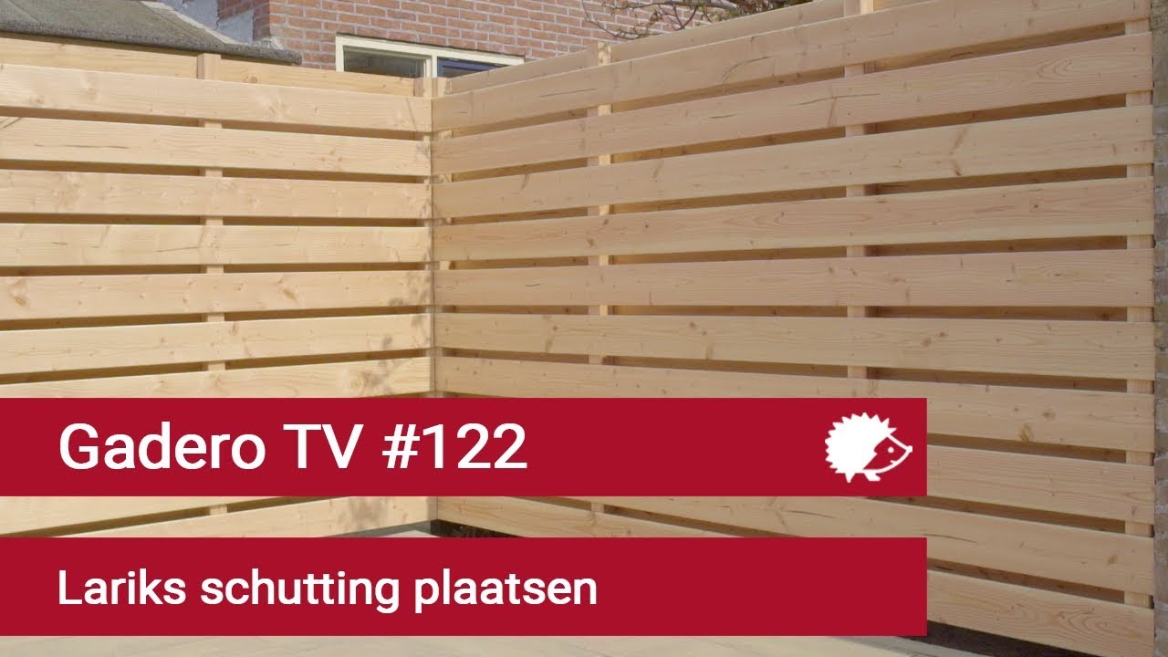 #122 Lariks Douglas schutting plaatsen