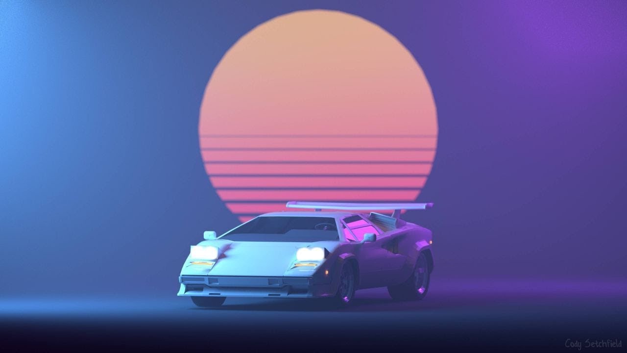 DIZZNEY - P A L M (Music Video) SYNTHWAVE 80s STYLE MUSIC