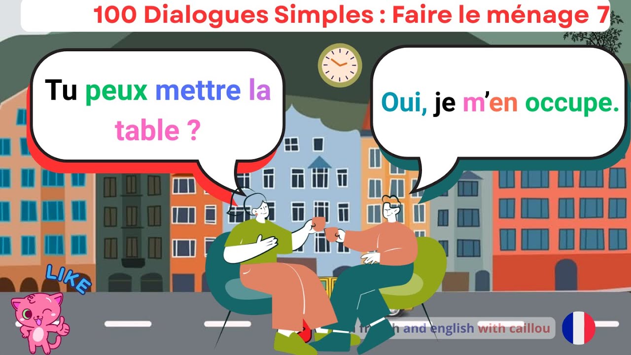 🇫🇷 Learn French A1 – Easy Dinner Conversations at Home (French–English)