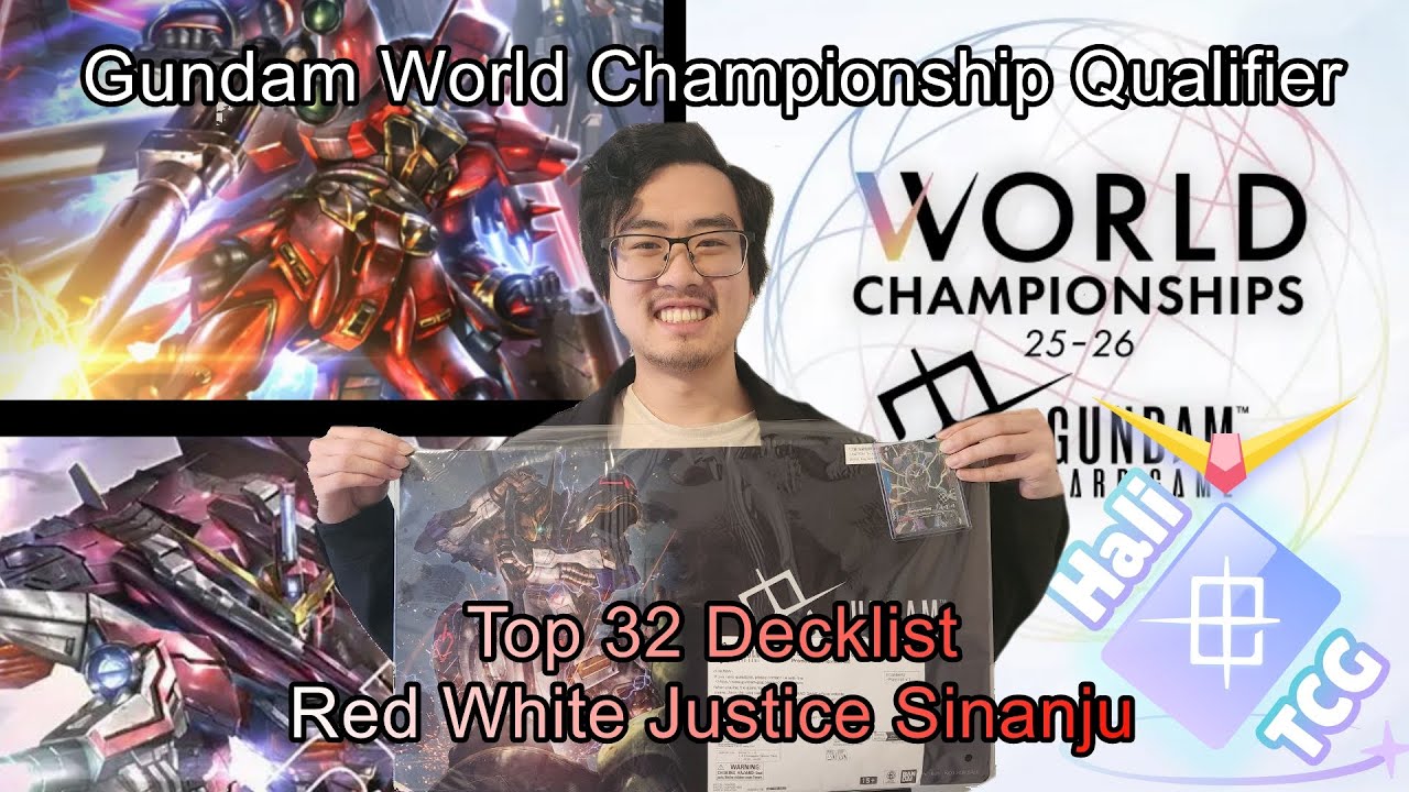 Gundam Top 32 Oceania World Championship Qualifiers | Red White Justice Sinanju