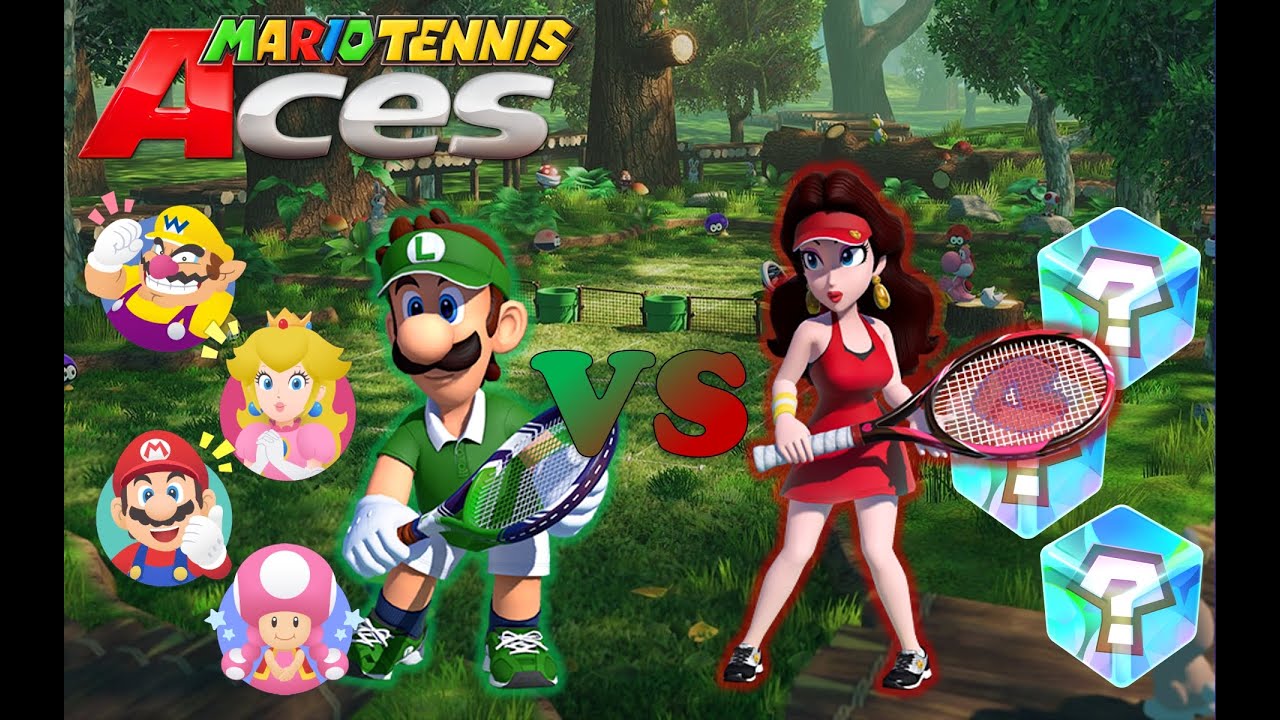 Mario Tennis Aces - Luigi & Friends vs Random COMs (LITE TOURNAMENT - FULL COMING IN FEB)