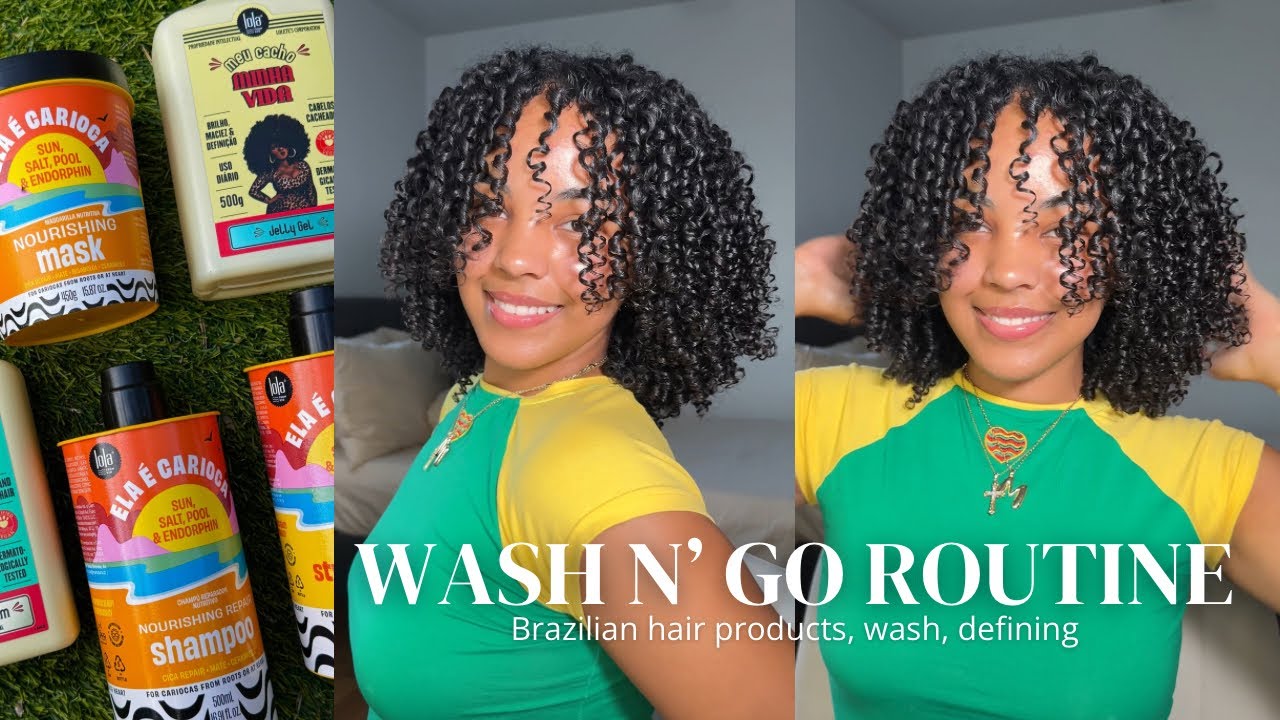 Full Wash n' Go Curly Routine | Brazilian Products, Lola From Rio | 3b/3c, Low Porosity