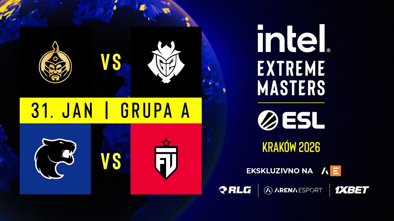 ESL IEM KRAKOW 2026 - STAGE 1 - G2 Esports vs The MonzgolZ | FURIA vs FUT