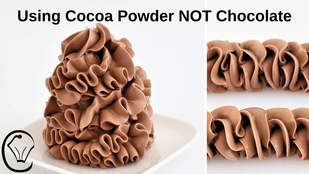 Масляный крем со сгущенным молоком и какао-порошком Silky Smooth No Grit Easy Piping