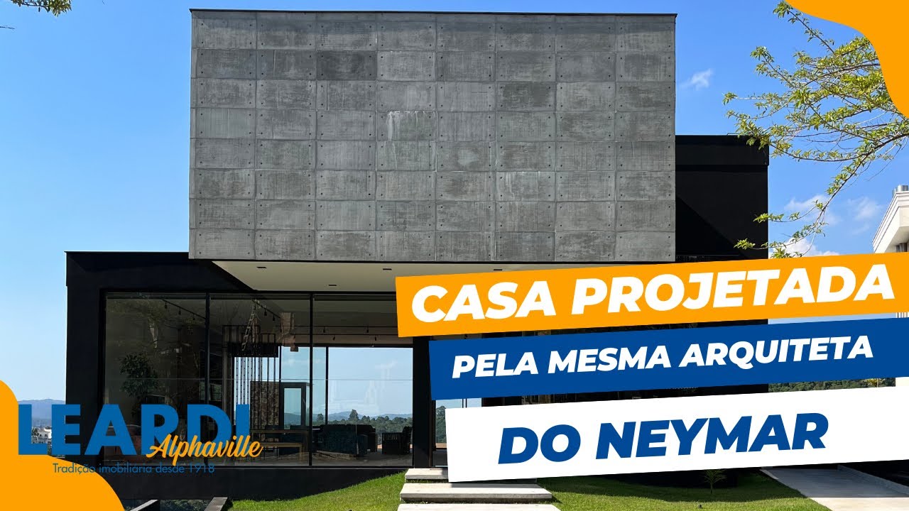 CASA PROJETADA PELA MESMA ARQUITETA DO NEYMAR