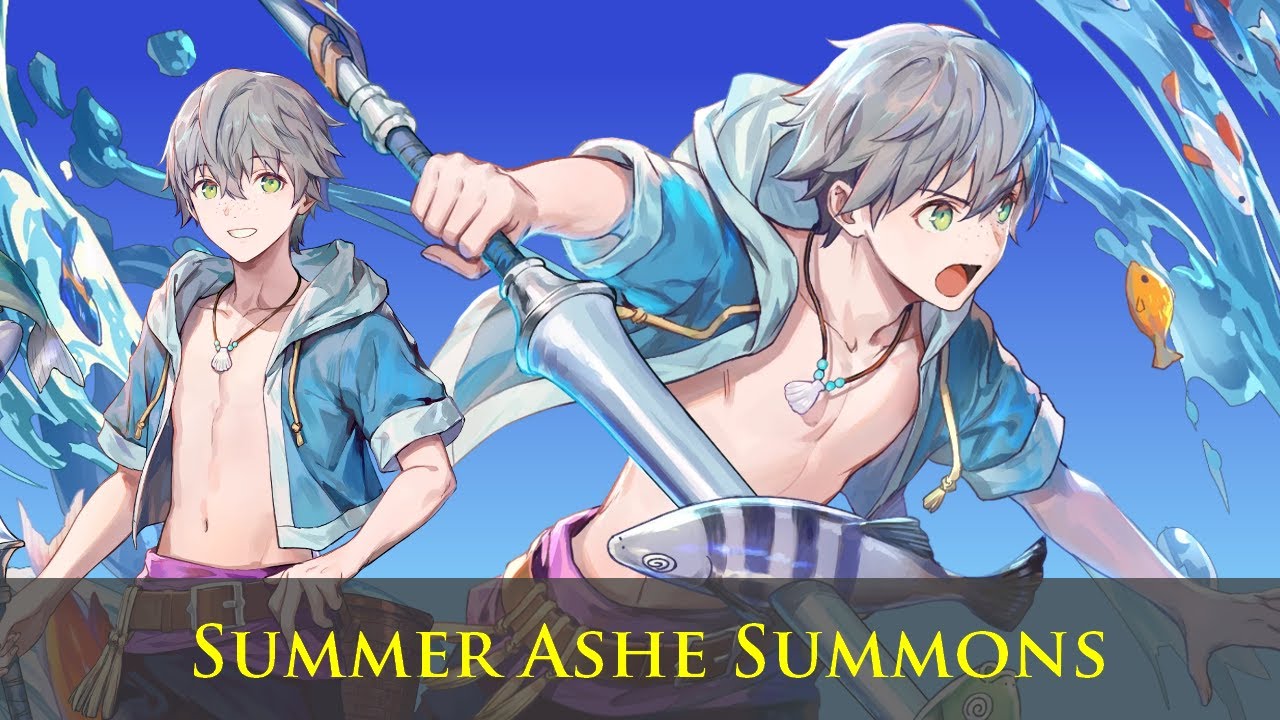 [FEH] He reeled me in. | Summer Ashe Summons (Summer Vibrance)