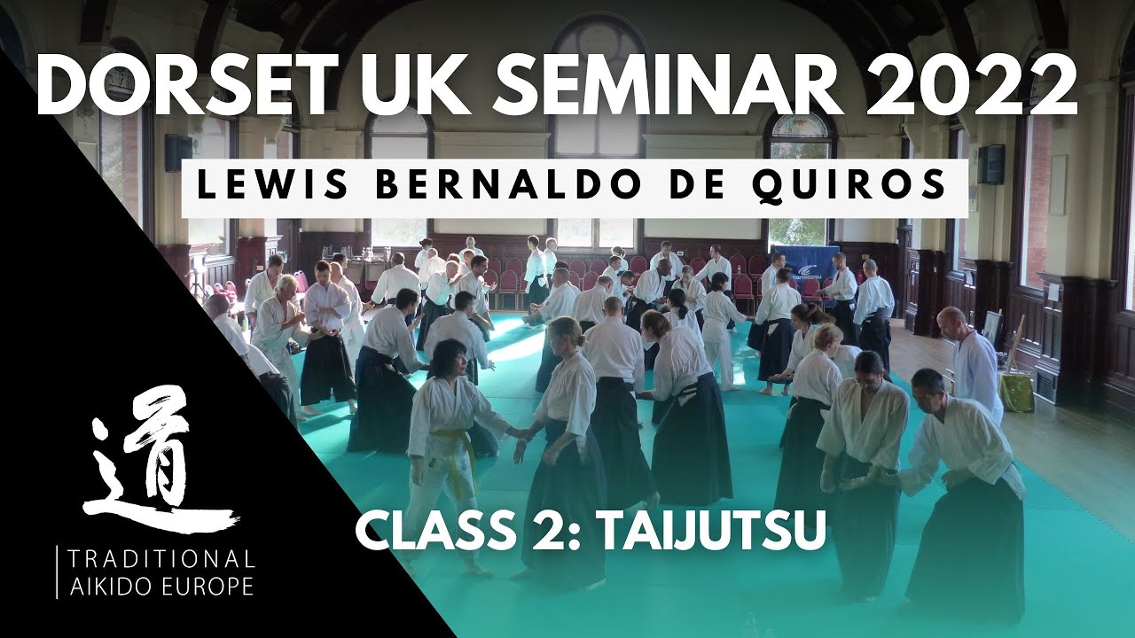 TAKEMUSU AIKIDO - Dorset UK Seminar 2022 - Lewis Bernaldo de Quiros - Class 2: TAIJUTSU