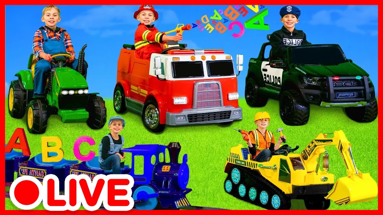 Découvrons la Vie des Pompiers, Policiers 🚒 Leurs Véhicules 🚓 Vidéo Éducative Enfants | Kidibli