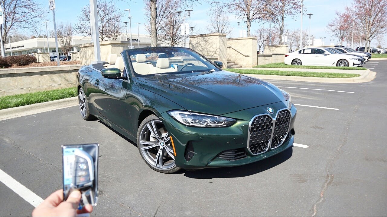2021 BMW 430i Convertible: Start Up, Test Drive, Walkaround and Review