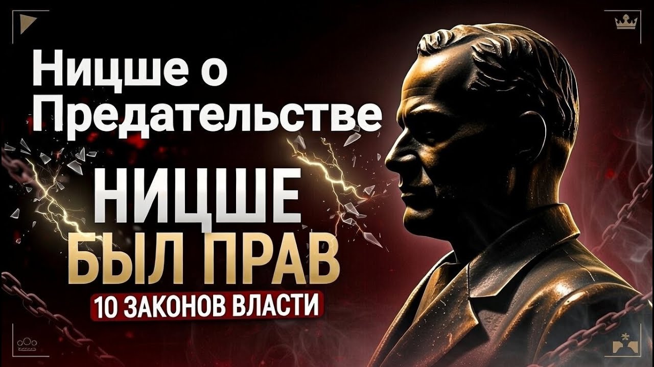 Ницше о Предательстве: 10 Жестоких Законов Как Видеть Врагов Заранее | Темная Психология Власти