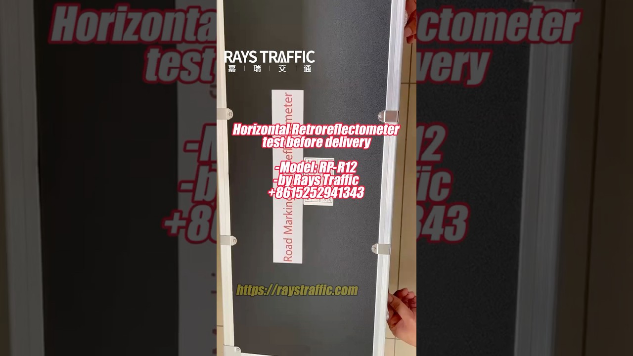 Custom Rays Traffic RP-R12 Pavement Marking Retroreflectometer with RL+Qd+GPS test before delivery