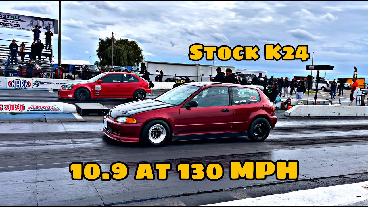 Bone Stock K24 EG On Low  Boost & Pump Gas Running 10s  * EP 58 *