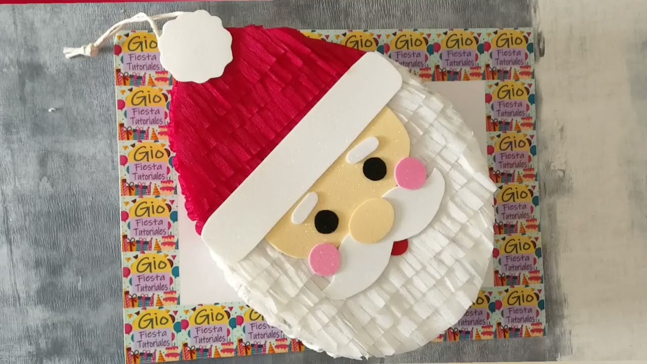 Piñata Navideño Santa Claus Paso a Paso #diy #tutorial #manualidades