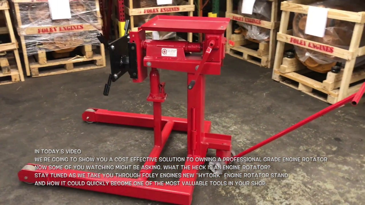 Foley Engines Hytork Engine Rotator Stand