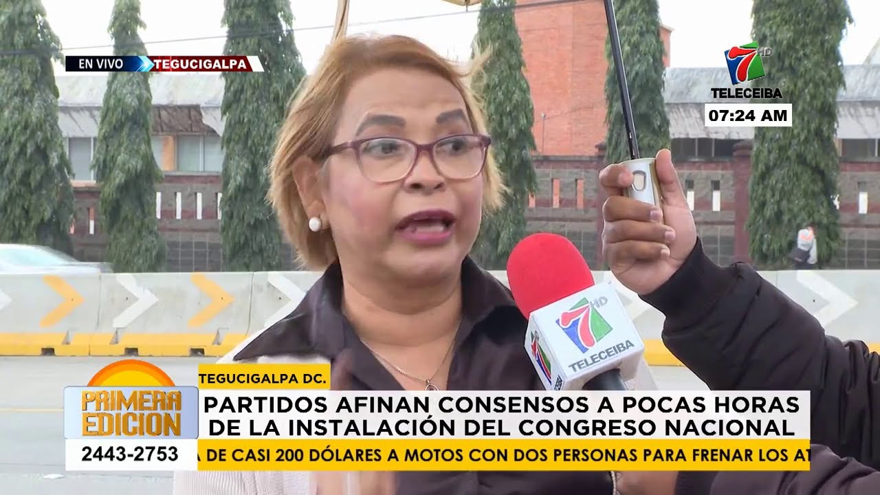 Partidos afinan consensos a pocas horas de la instalación del Congreso Nacional