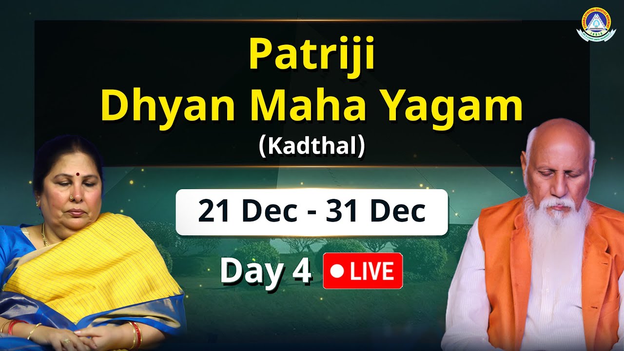 🔴 LIVE Evening Music Meditation | Patriji Dhyan Maha Yagam | Maheshwara Maha Pyramid | Day 4