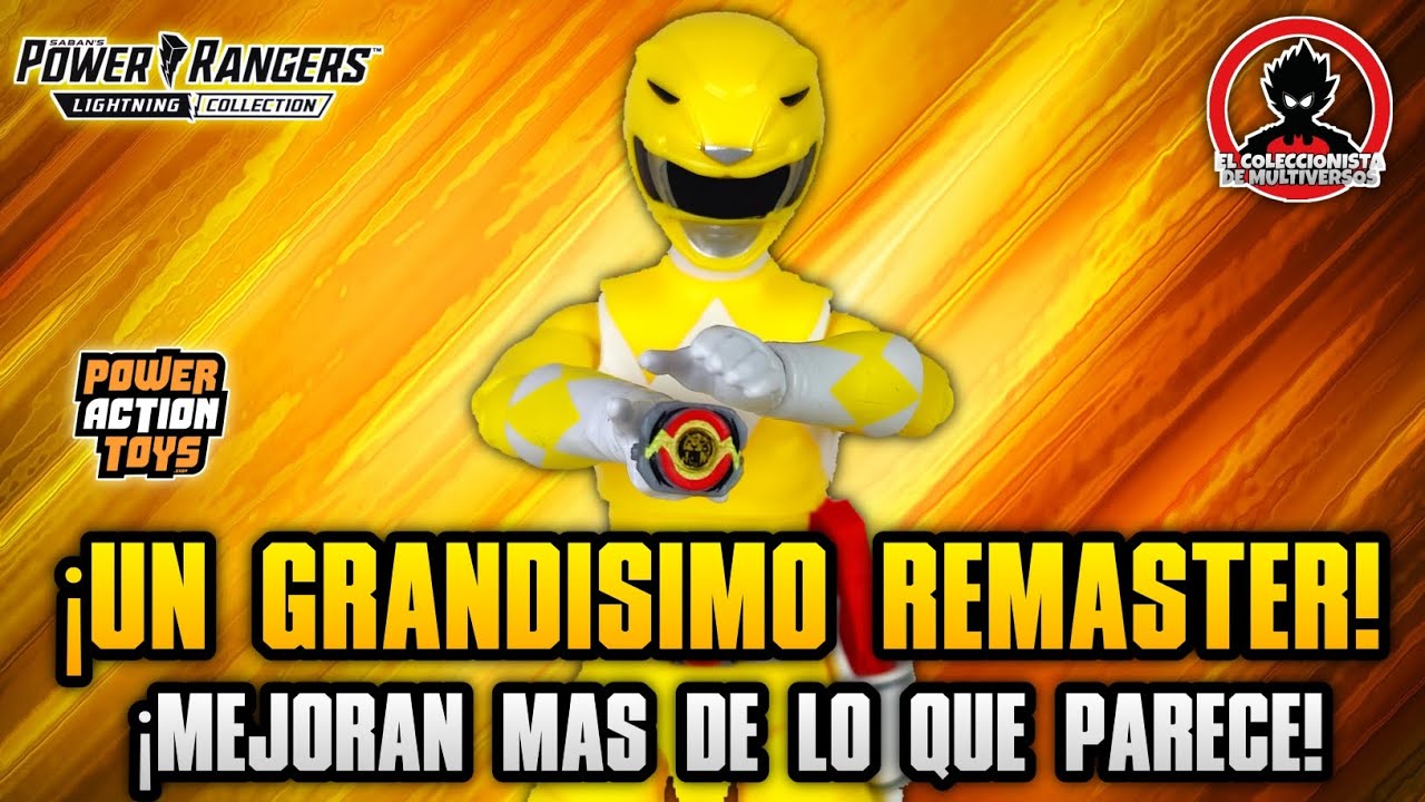 🟡 YELLOW RANGER🐯 lightning collection REMASTER 30 ANIVERSARIO review en Español