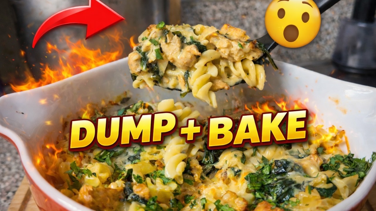 STOP Making Dry Chicken—This Cream Cheese Florentine Casserole Fixes It 😳 (Step-by-Step)