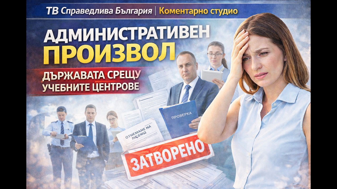 🔴 АДМИНИСТРАТИВЕН ПРОИЗВОЛ - държавата срещу учебните центрове | Коментарно студио
