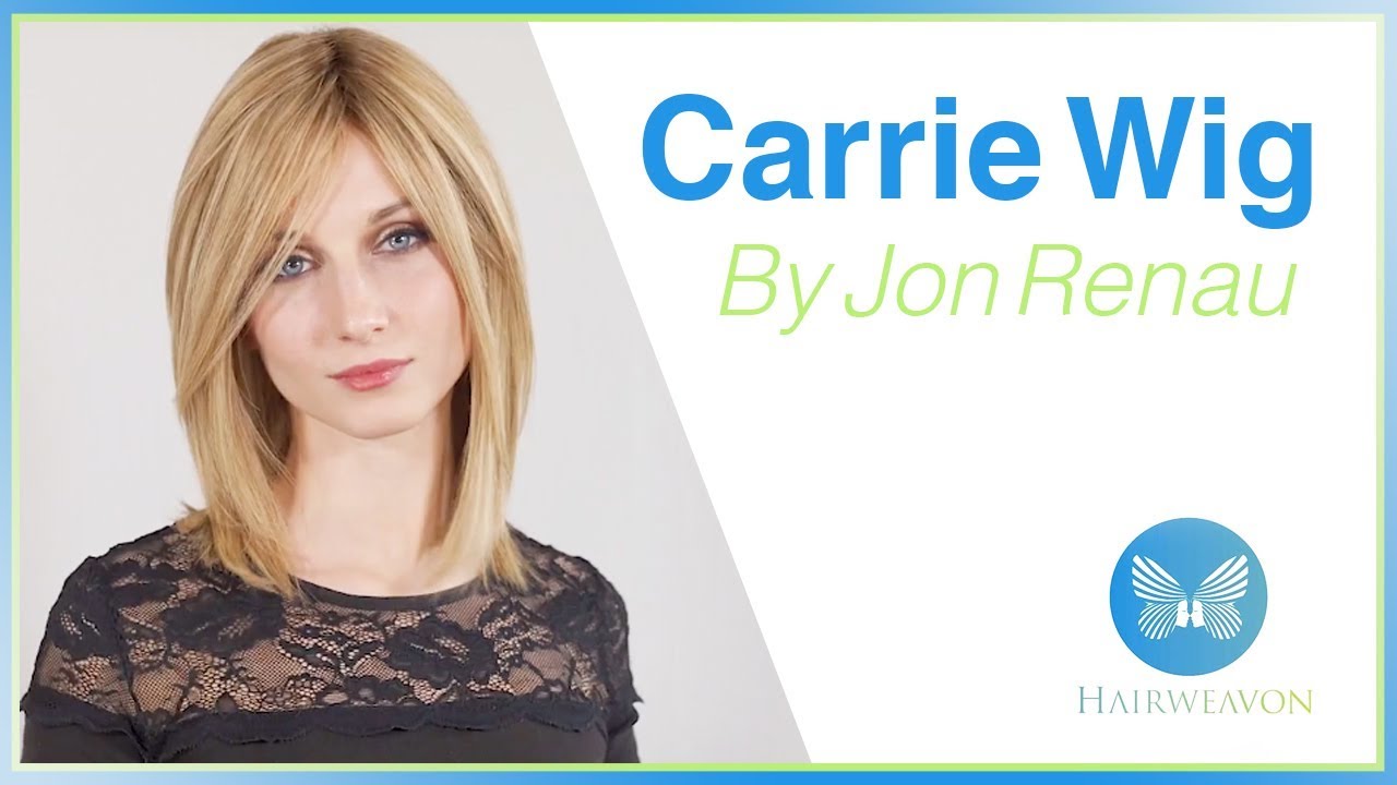Carrie Wig & Carrie Petite Wig | Human Hair Wig by Jon Renau | Colour 12FS12 Malibu Blonde