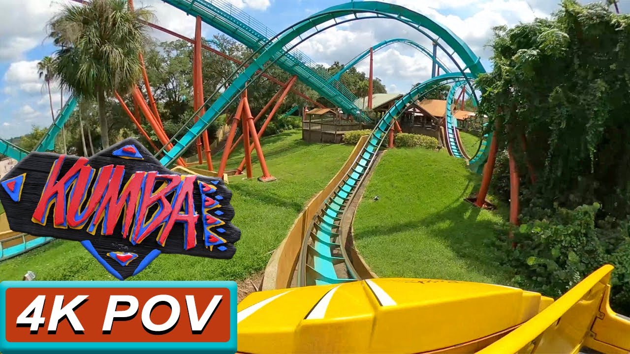 Kumba (4K Front Seat POV)- Busch Gardens Tampa, Tampa, FL