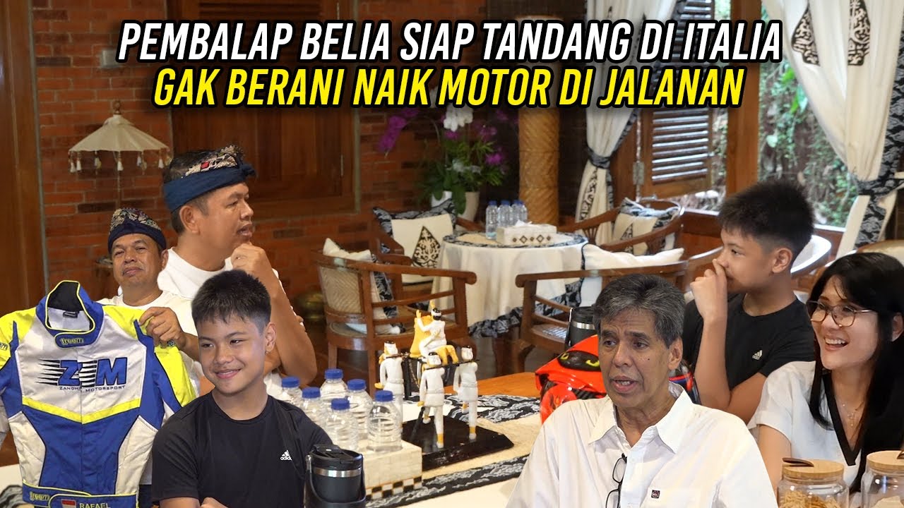 KDM BERTEMU PEMBALAP BELIA - SIAP TANDANG DI ITALIA | NGGAK BERANI NAIK MOTOR DI JALANAN
