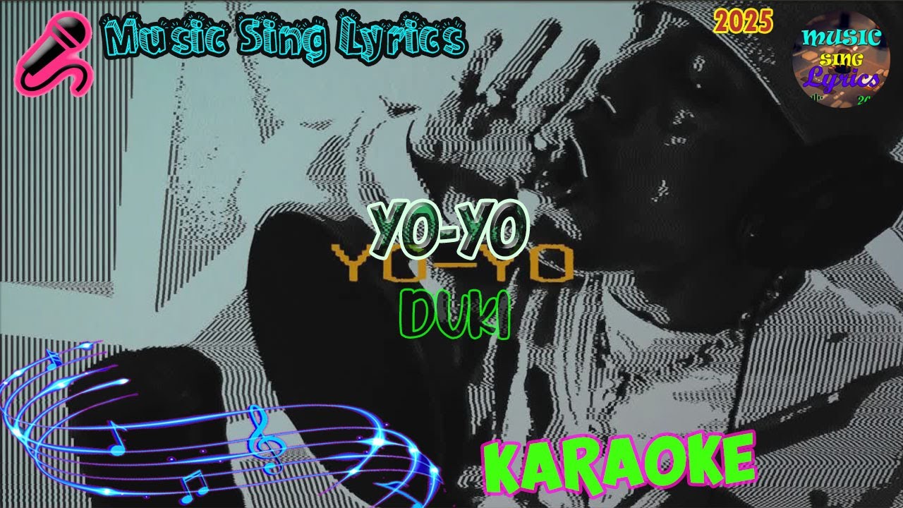 YO-YO - DUKI  (Karaoke/Lyrics Oficial) Music Sing Lyrics🎵