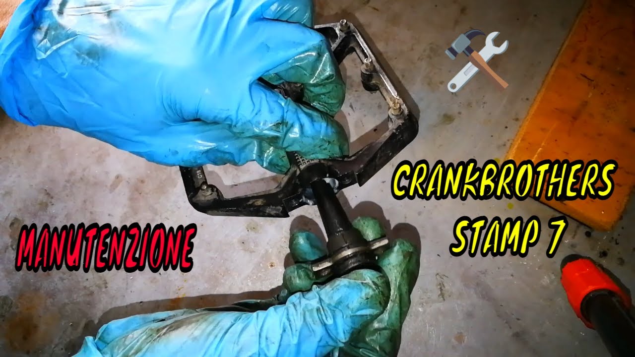 MANUTENZIONE PEDALI CRANKBROTHERS STAMP 7
