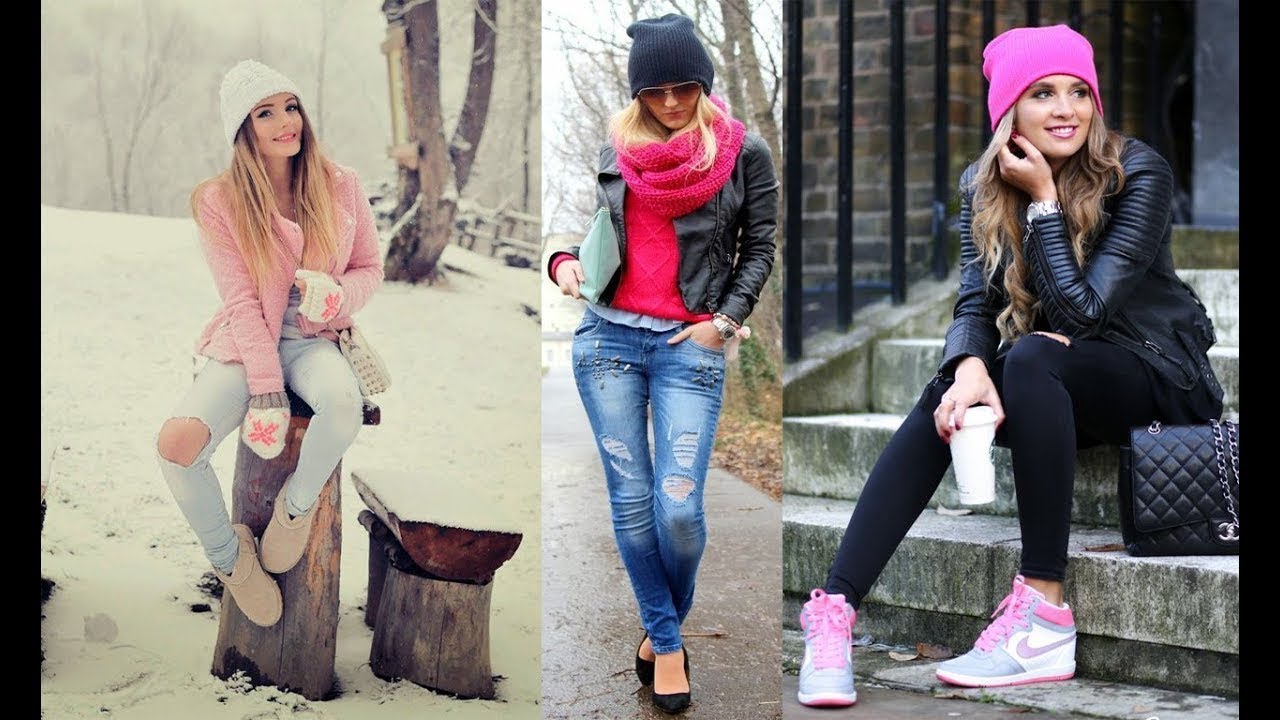 🧣💂‍♀OUTFITS HERMOSOS CON GORROS PARA INVIERNO