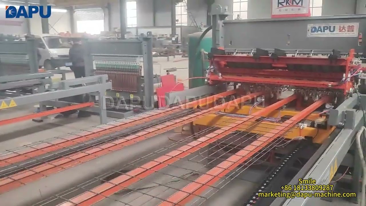 Pneumatic mesh welding machine for wire cable tray mesh #cabletray