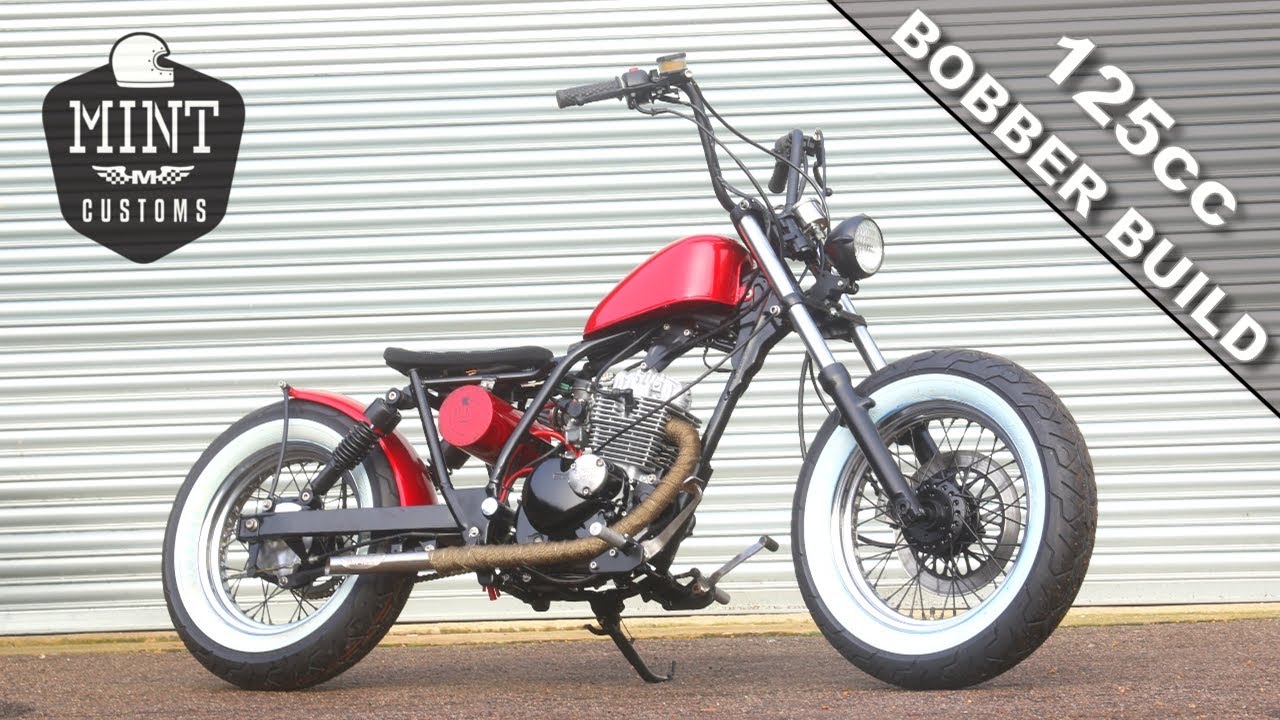 Suzuki 125cc Bobber Full Build "Quick Flips" Mint Customs