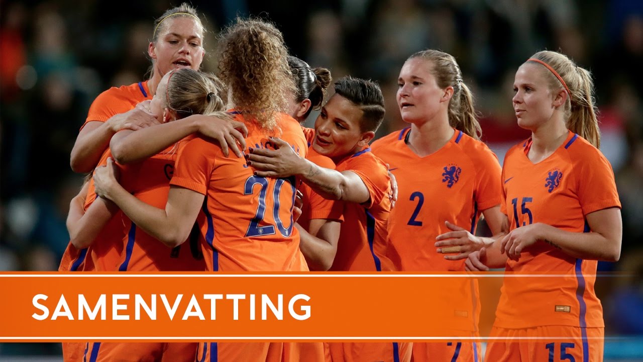Highlights OranjeLeeuwinnen - IJsland (11/4/2017)