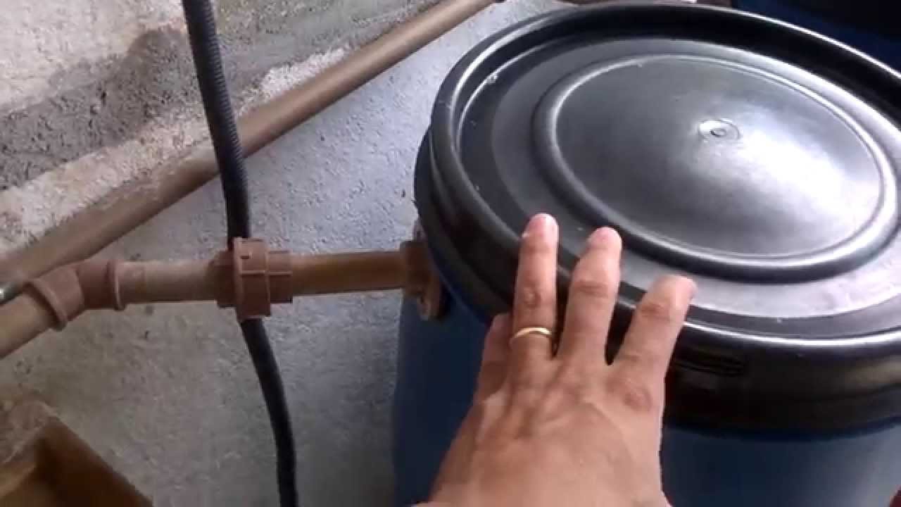 Reaproveitar água da máquina de lavar