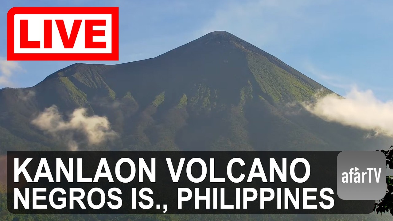 🔴 Live Now: 24/7 Kanlaon Volcano in the Philippines