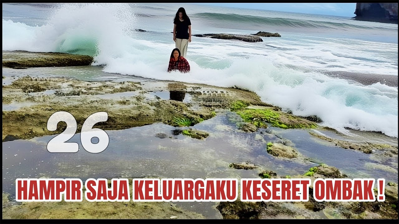 Nyaris Terseret Ombak! Petualangan Keluarga di Pantai Katumiri & Goa Laut yang Menantang 🌊🏖️