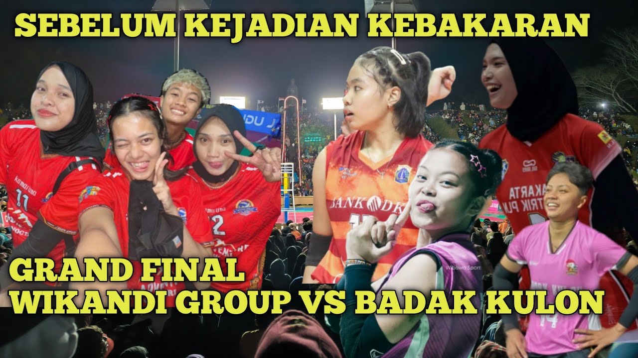 SEBELUM TERJADINYA RICUH❗️ GRAND FINAL SUDIRMAN CUP ❗️ WIKANDI GROUP VS BADAK KULON 